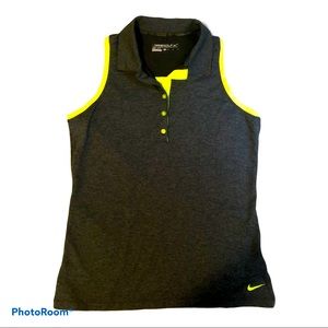 NIKE GOLF Dri-Fit Sleeveless Golf Polo Tank Top
